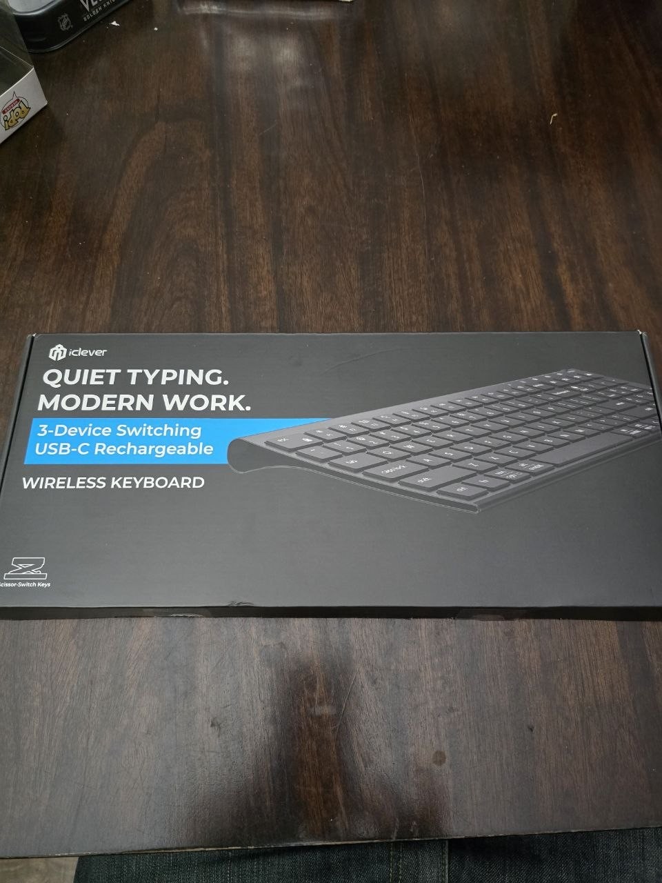 iClever BK10 SE Wireless Bluetooth Keyboard 3-Device USB-C Rechargeable Open Box