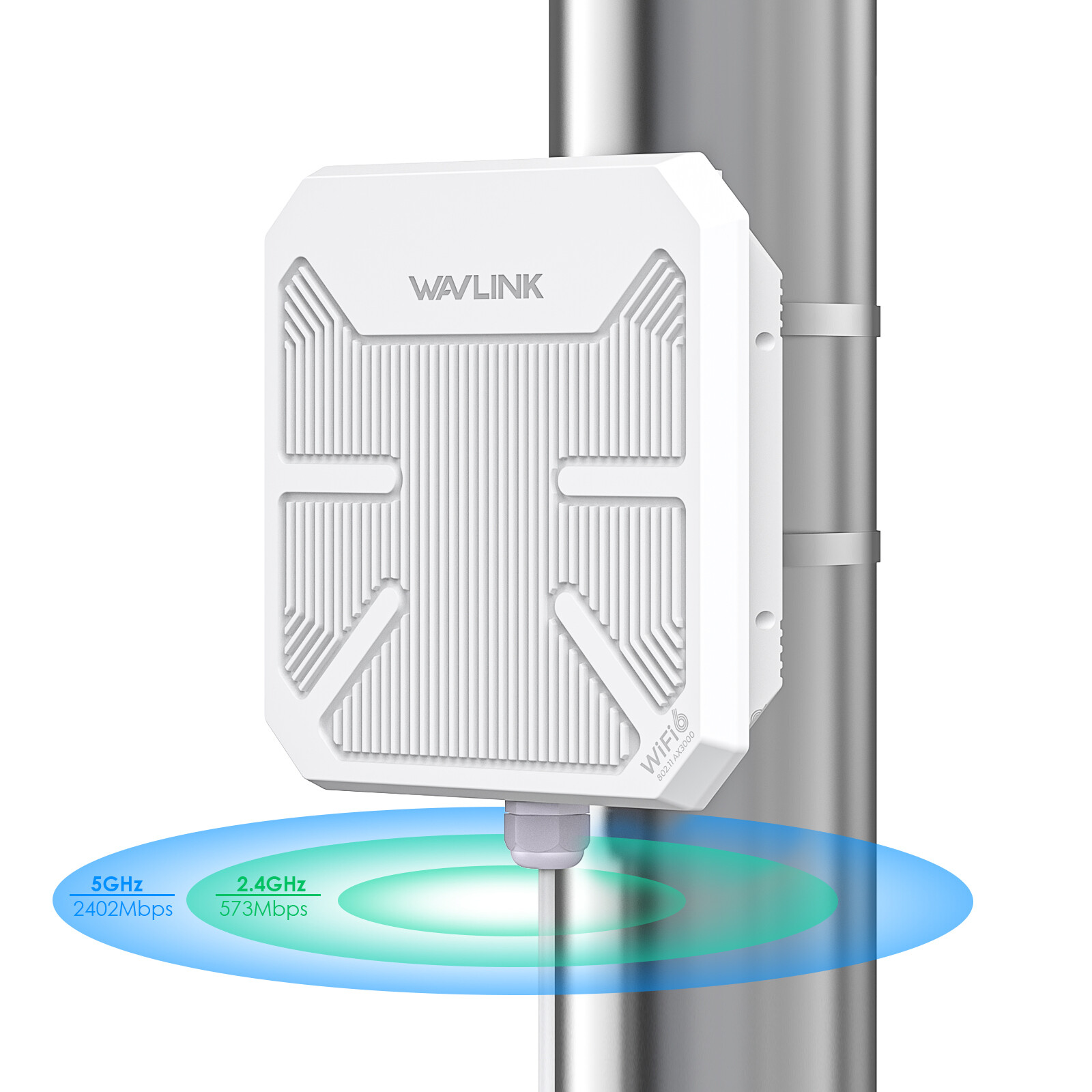 WAVLINK WiFi 6 Long Range Extender AX3000 Outdoor Router Repeater Access Point