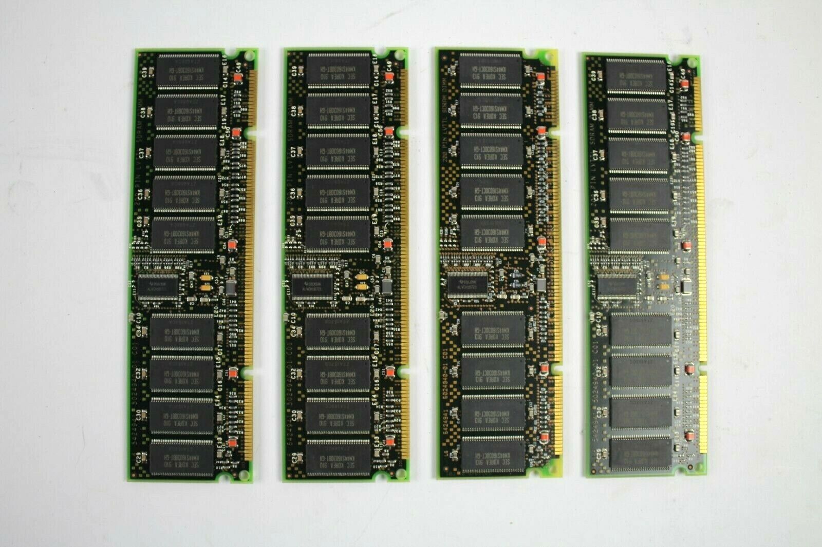 (Lot of 4) Vintage Compaq DEC 128MB 200-Pin 100Mhz ECC DIMM Memory 54-24941-EA