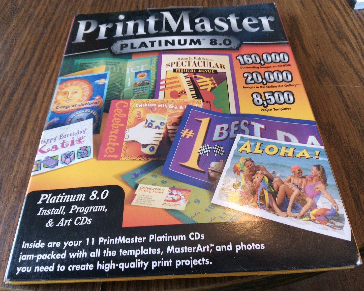 PrintMaster Platinum 8.0 For Windows 95/98 or Windows NT 4.0(Service Pack 3)