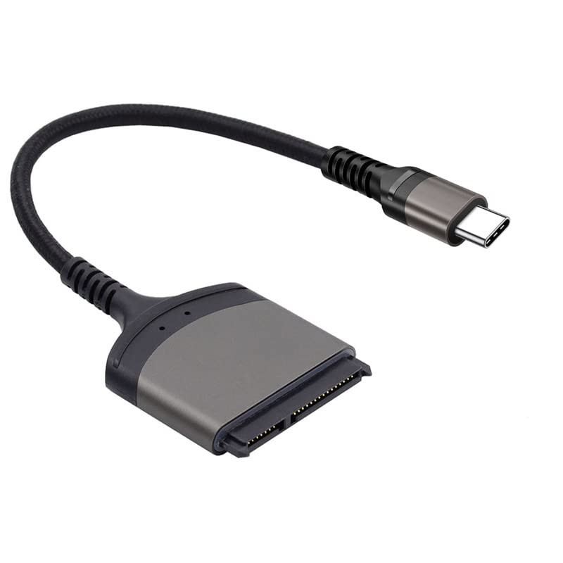 5Gbps USB-C Type-C to SATA 22 Pin Adapter Cable for 2.5" Hard Disk Driver SSD La