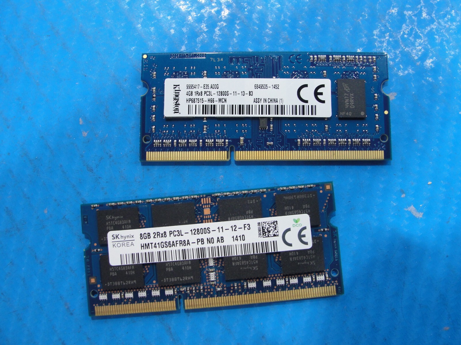 HP 15-f215dx So-Dimm Kingston & SK Hynix 4Gb 8Gb Memory Ram HMT41GS6AFR8A-PB