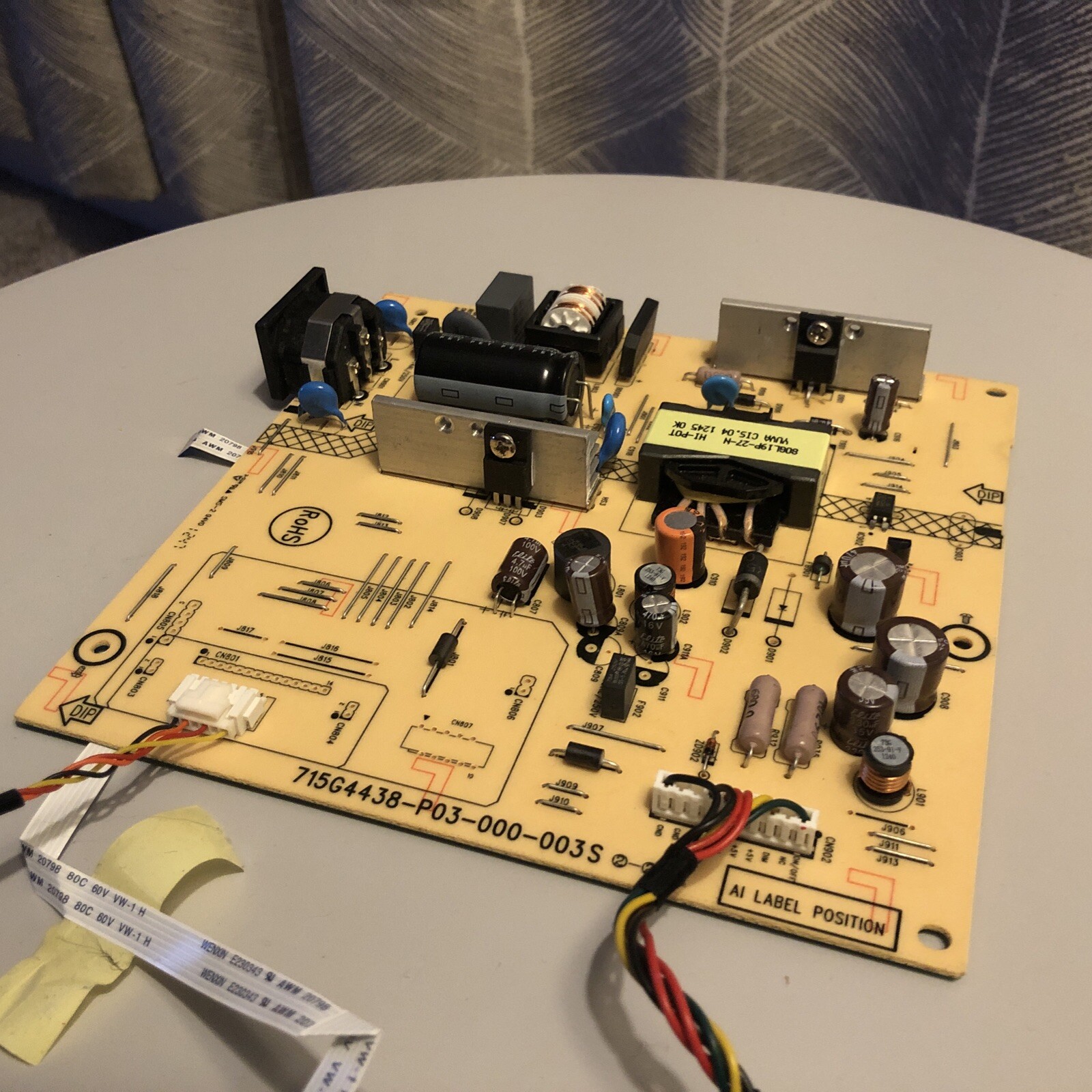 HP Compaq LA2006x 20" Widescreen LED LCD Monitor POWER SUPPLY REPLACEMENT BOARD