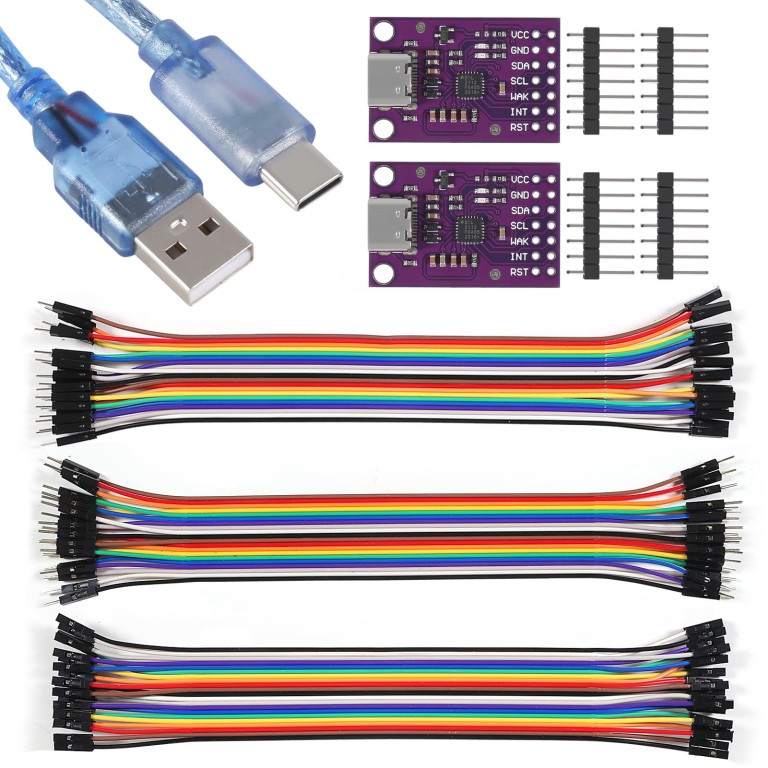 AITRIP Type-c CP2112 Adapter, 2PCS CP2112 debug Board USB to I2C Communication M