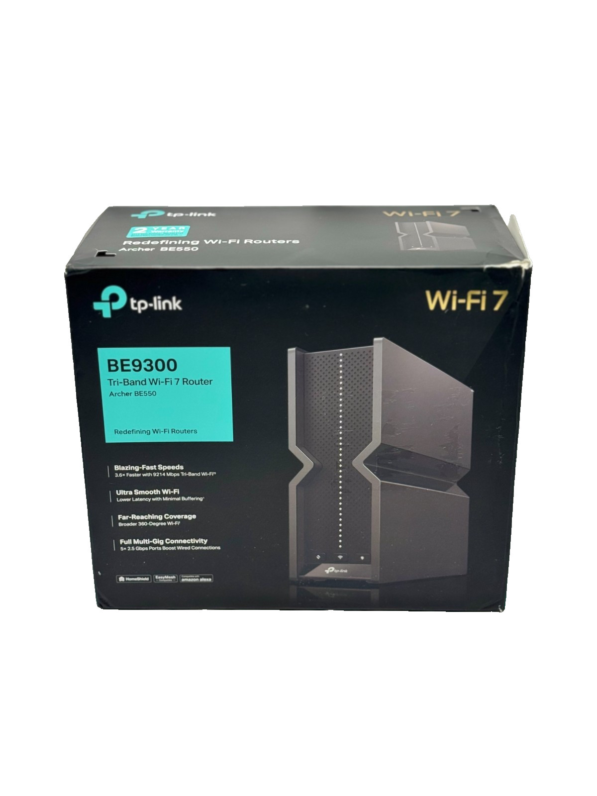 TP-Link Tri-Band BE9300 WiFi 7 Router (Archer BE550)