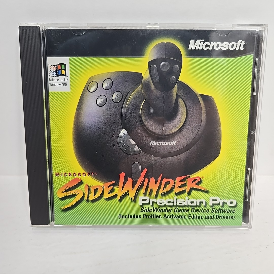 Microsoft Sidewinder Precision Pro 2.0 1997 CD ROM Manual Excellent Conditio