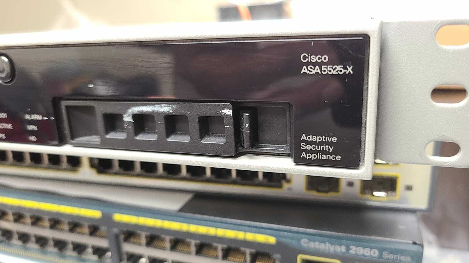 Cisco ASA 5525-X Adaptive Security Appliance ASAS5525 with Power Tested..