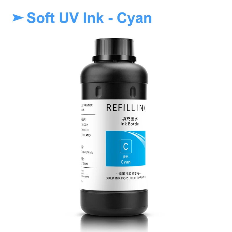 500ML LED UV Ink For Epson 1390 L800 L1800 L805 R1800 R1900 - UV Printer