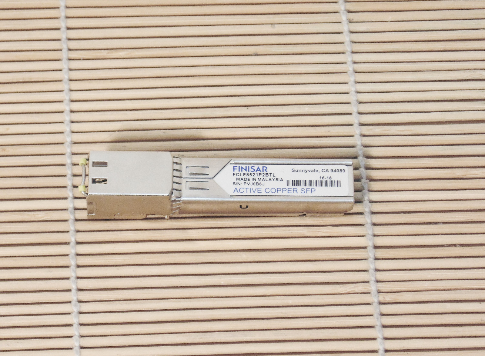 Finisar FCLF8521P2BTL 1000BASE-T RoHS Compliant Copper SFP Transceiver