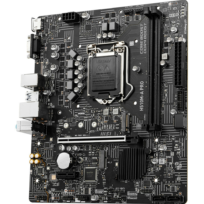 For MSI H510M-A PRO Motherboard LGA1200 DDR4 Micro ATX Mainboard