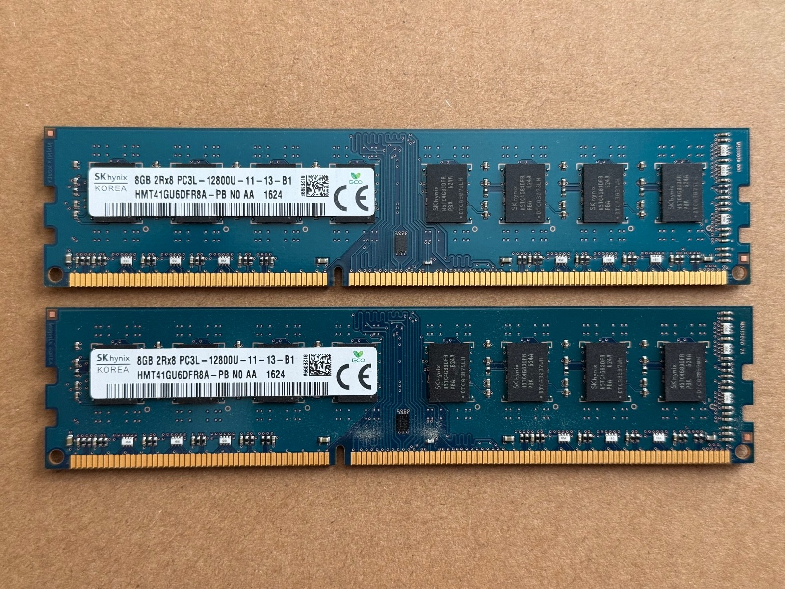 SK Hynix 16GB (2x8GB) DDR3L PC3L 1600MHz Desktop RAM Memory | HMT41GU6DFR8A-PB |