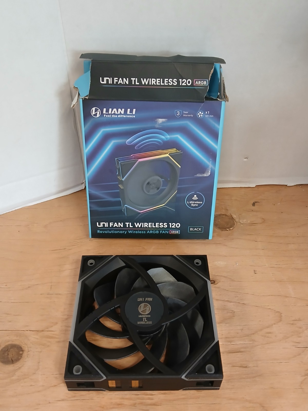 FAN ONLY - Lian Li Uni Fan TL Wireless 120 - BLACK