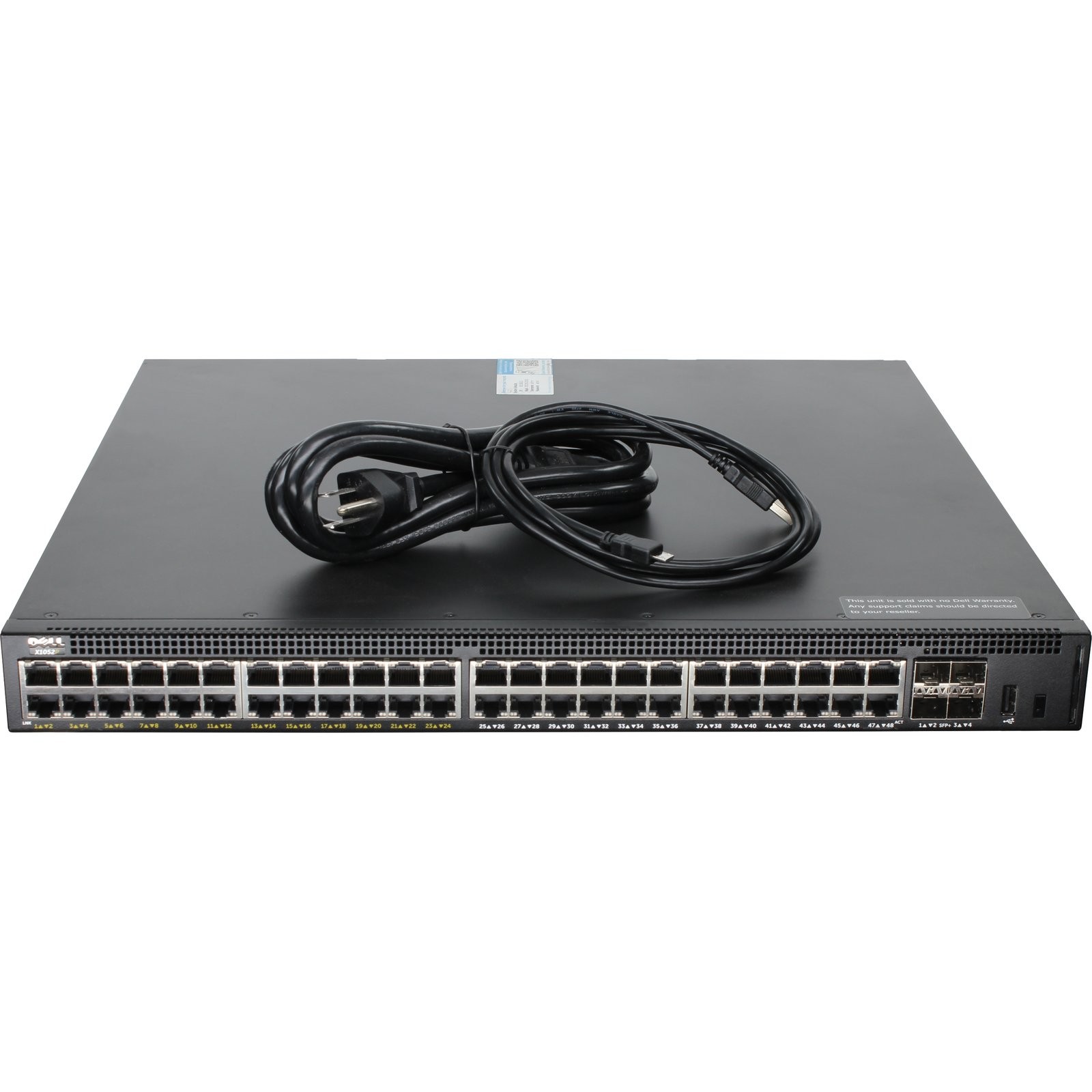 Dell Networking X1052P 48P 1GbE PoE 4P SFP+ Managed Switch