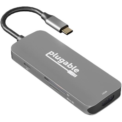 Plugable Technologies USBC-7IN1 PLUGABLE USBC-7IN1 USB C 7-IN-1 MULTIPORT ADAPTE