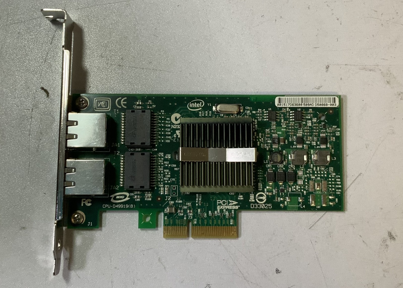 Intel EXPI9402PT PRO/1000 PT Dual-Port Server Network Adapter Card "Q7C"