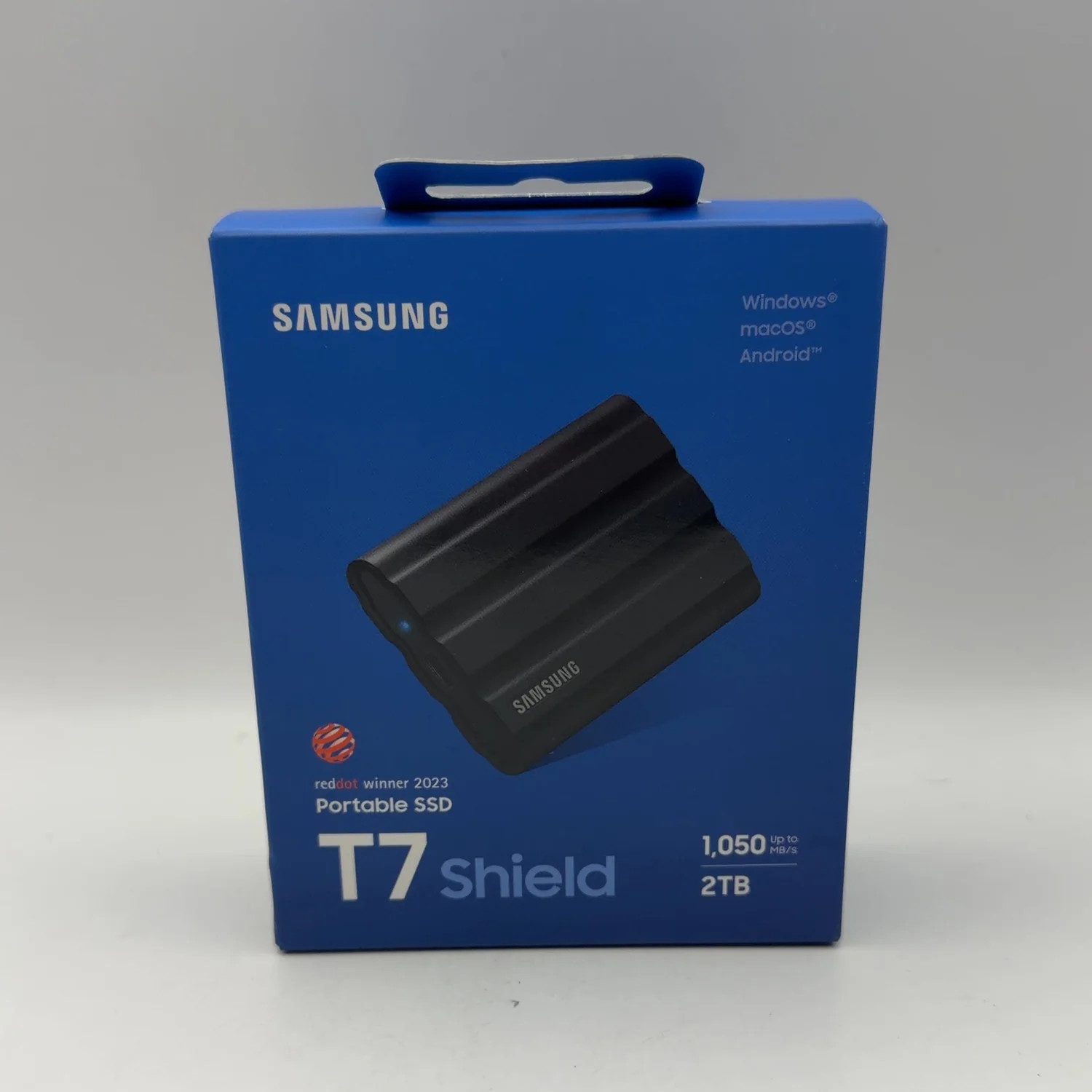 New Samsung Portable T7 Shield Portable SSD 2TB USB-C to USB-C SSD MU-PE2T0S