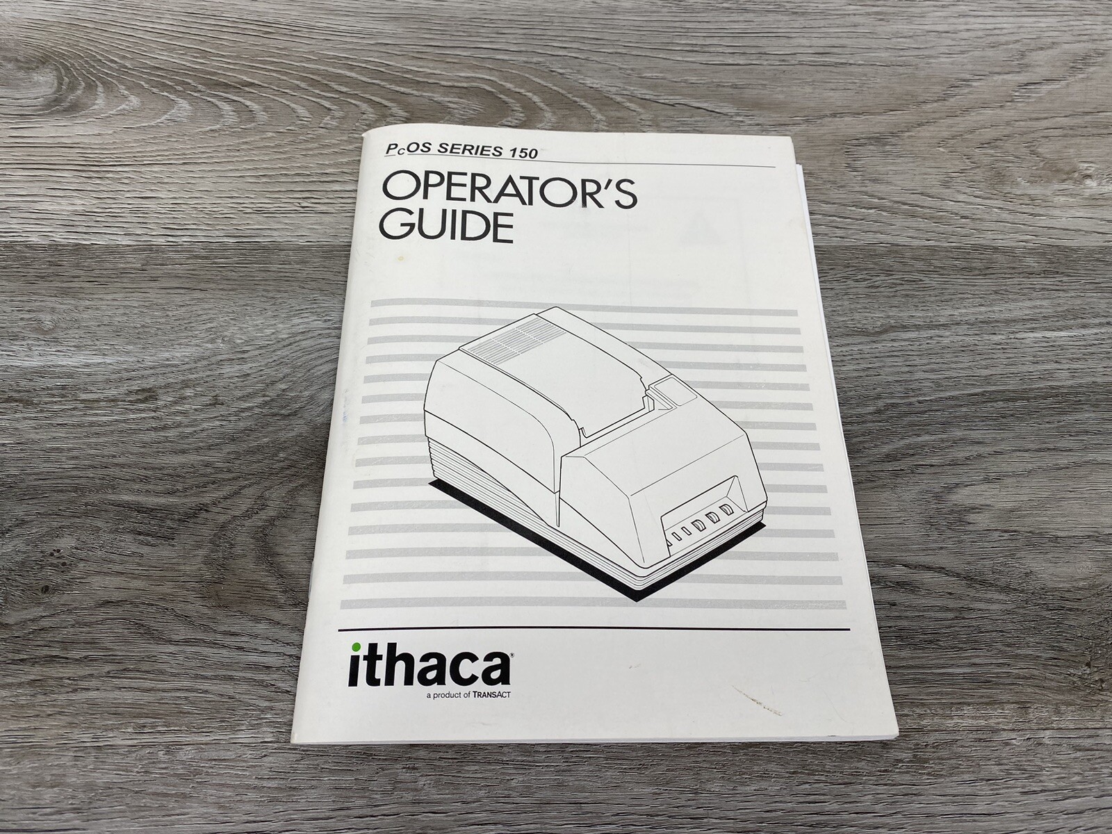 TransAct Ithaca Series 150 MOD 153-S  Receipt Printer Manual