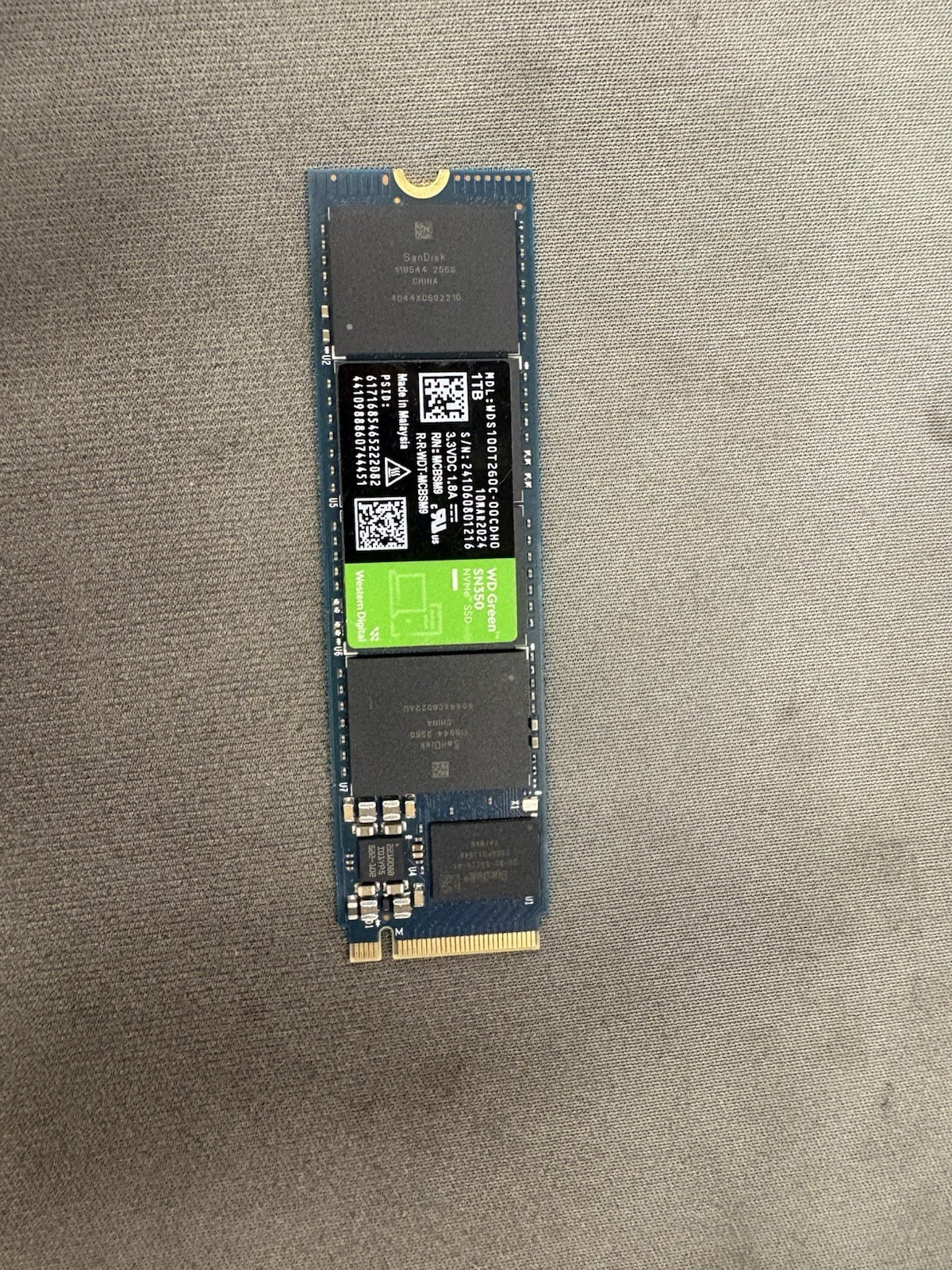 WD Green SN350 1TB NVMe SSD - Tested
