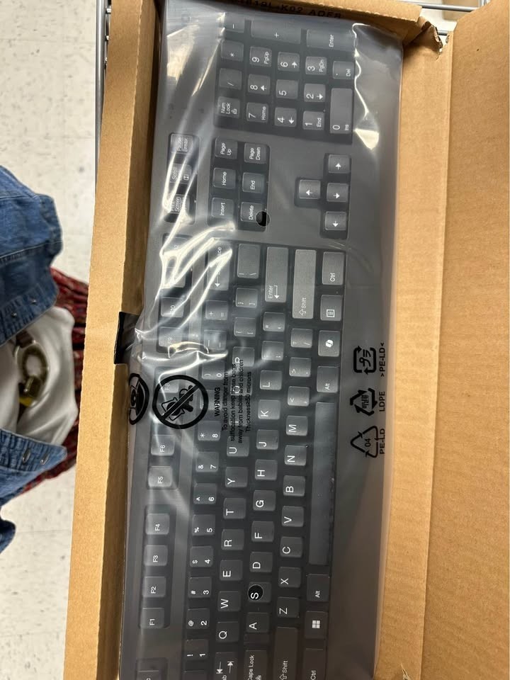 LOT OF 6 Lenovo USB AI Keyboard and mice (wired) 1PSD51P48046 **NEW IN PLASTIC**