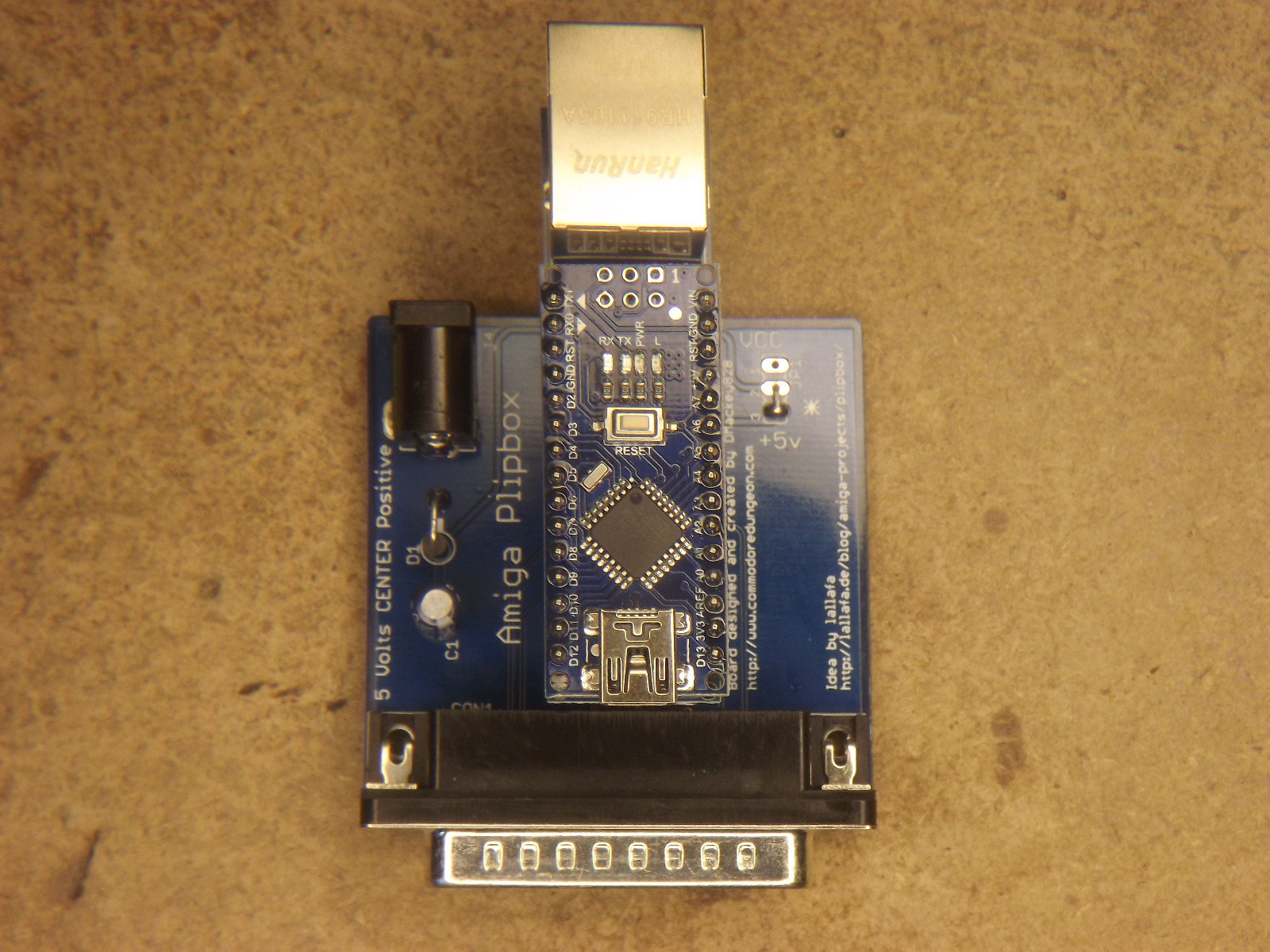 Commodore Amiga 500 Plipbox Parallel Port Ethernet adapter a500 Network