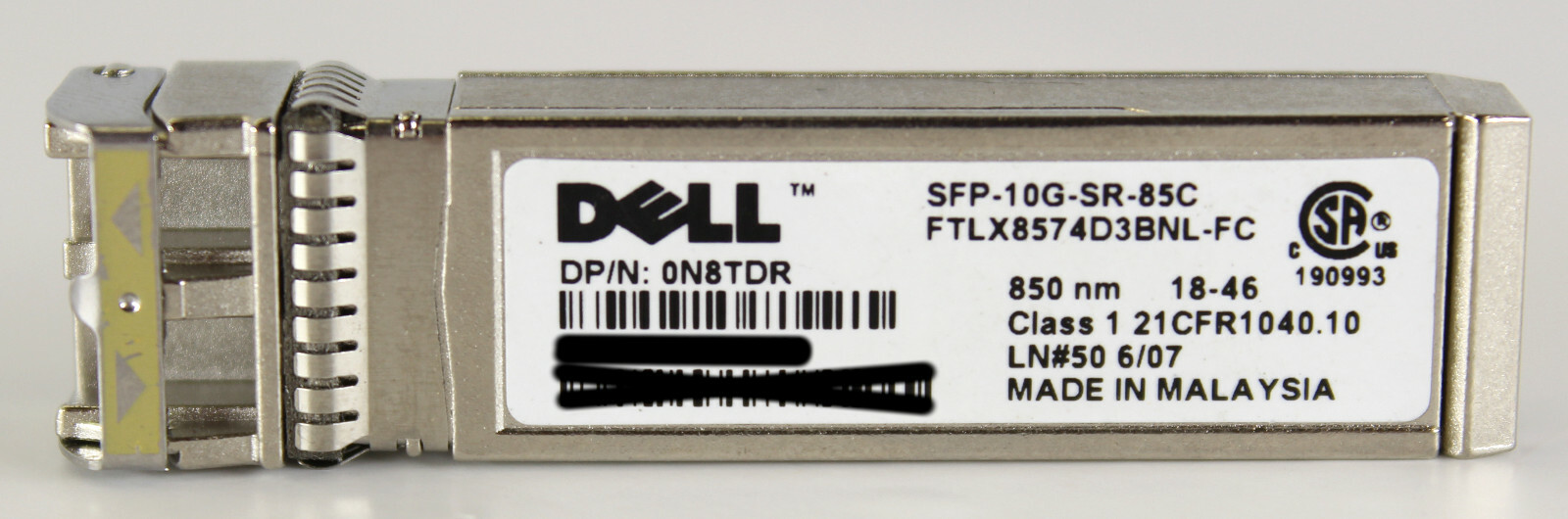 Dell SFP-10G-SR-85C FTLX8574D3BNL-FC N8TDR 850nm SFP Transceiver Module