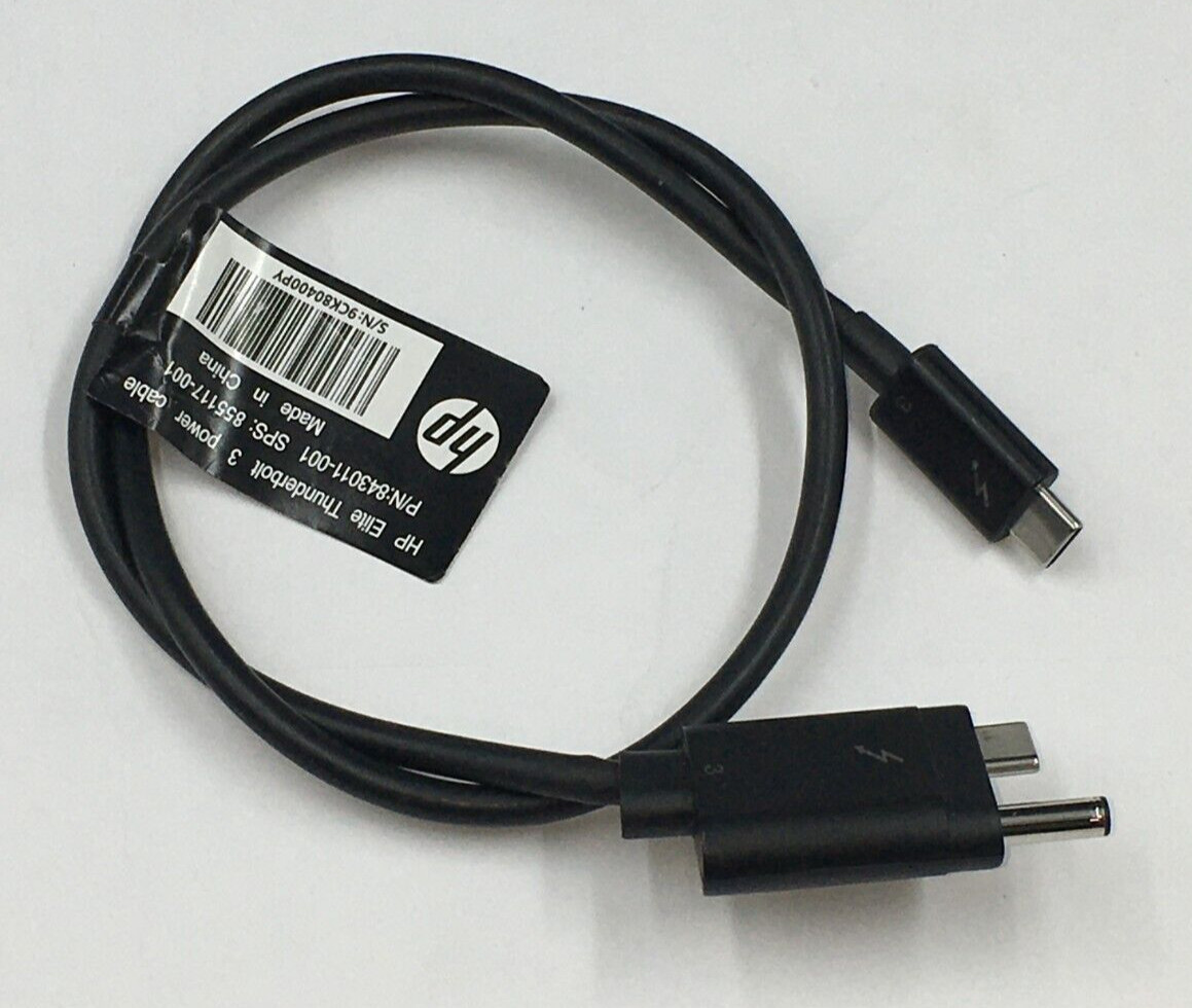 Genuine HP Elite Thunderbolt 3 Power Cable  843011-001