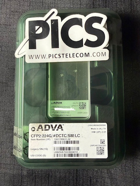 NEW Adva CFP2 224G DCTC SM/LC OPTICAL TRANSCEIVER 1061700631-02