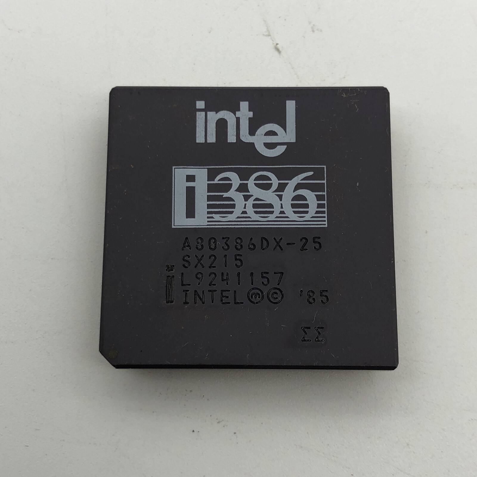 Intel 386DX-25Mhz Double Sigma PGA Processor Chip i386 80386 386 CPU Chip SX215
