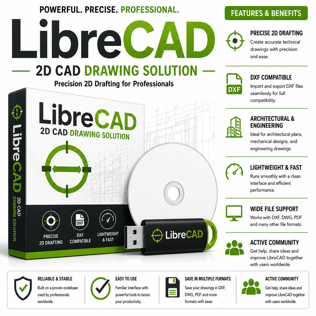 LibreCAD | 2D Computer Aided Design (CAD) Software | LATEST