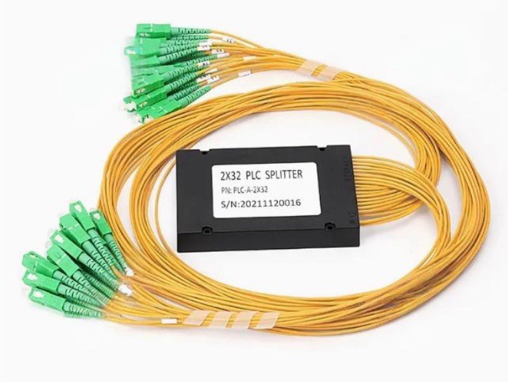 2X32 PLC optical splitter, planar waveguide-type SC/APC or LC/APC