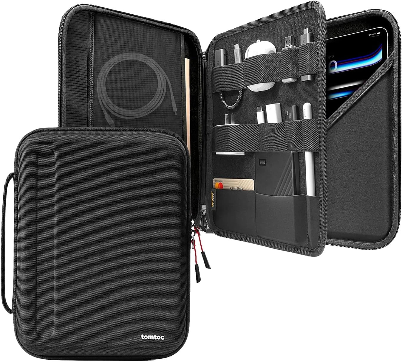 Portfolio Case for 13 Inch Ipad Pro M5/M4, Ipad Air M3/M2 2025-2024, 12.9'' Ipad