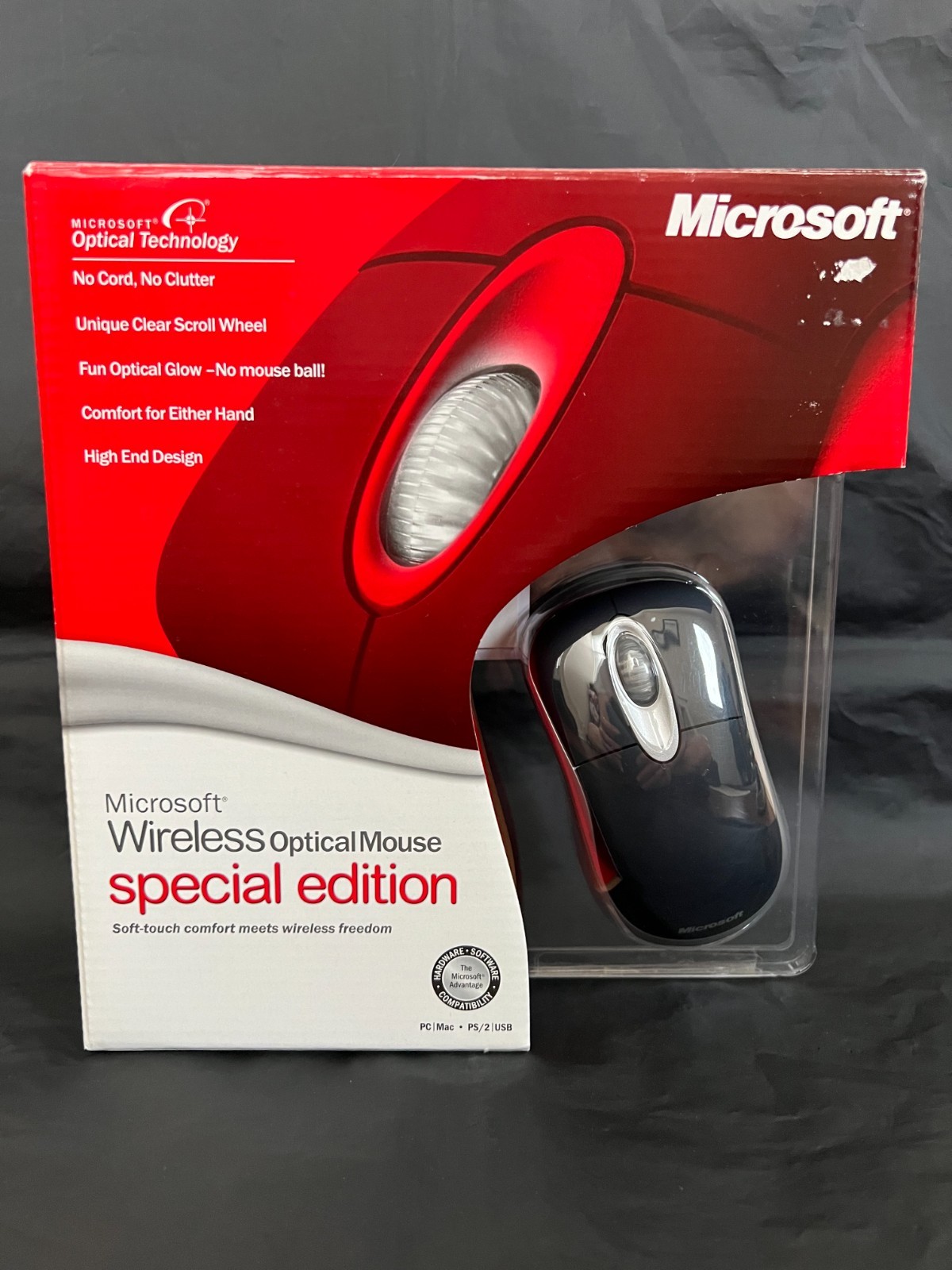 *NEW* ~SPECIAL EDITION~ Microsoft Wireless Optical Mouse - NEW Old Stock (Open)