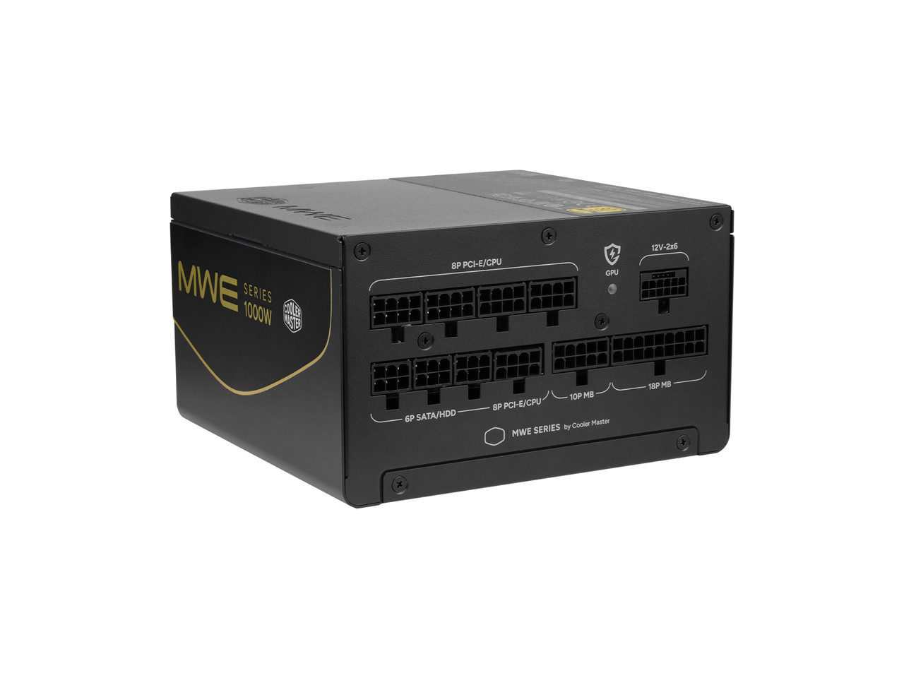 Cooler Master MWE V4 1000W Power Supply, GPU Shield™ Management, Native 12V-2x6