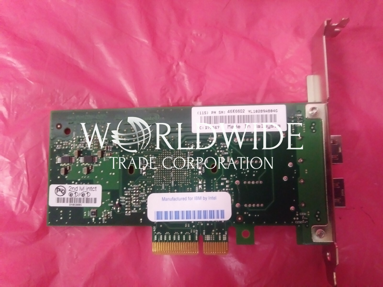 IBM 46K6602 FC# 5768 1Gb 2-Port Ethernet-SX PCIe (x4) Adapter pSeries