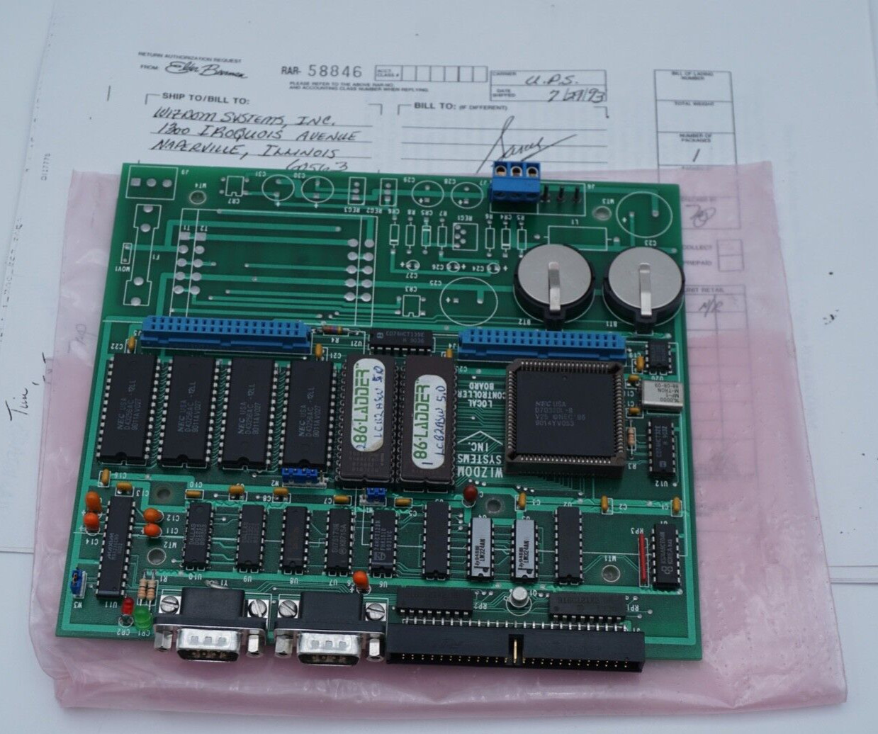 Wizdom Systems Inc 86-Ladder Logic Local Controller PCB Board