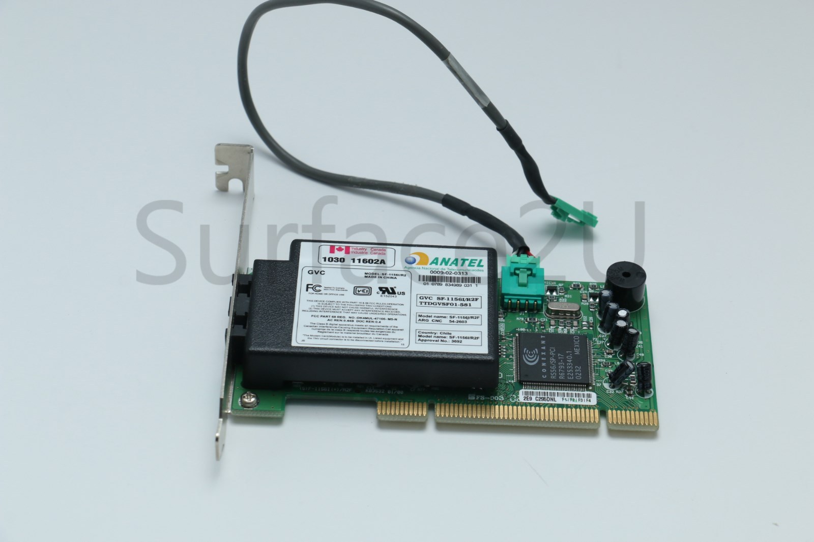 Anatel SF-11561/R2F Data/Voice Modem OEM Dell Dimension PCI Card