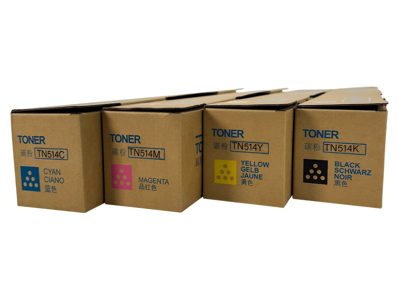 4 Pieces Kit 🔥 TN514 Toner Cartridges for Konica Minolta Bizhub C458 C558 C685