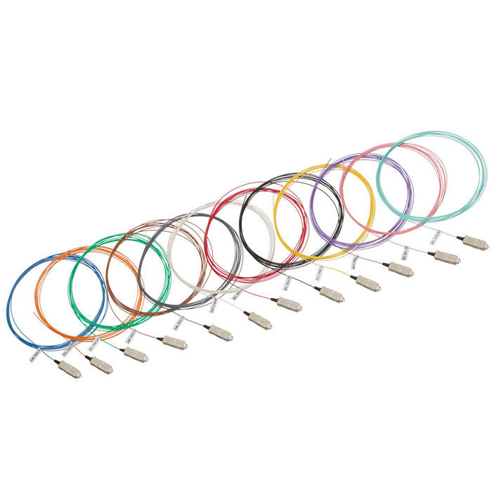 Leviton 5LPLC-KIT OM3 12-Fiber LC Pigtail Kit 50/125μm 3 Meters Easy Strip