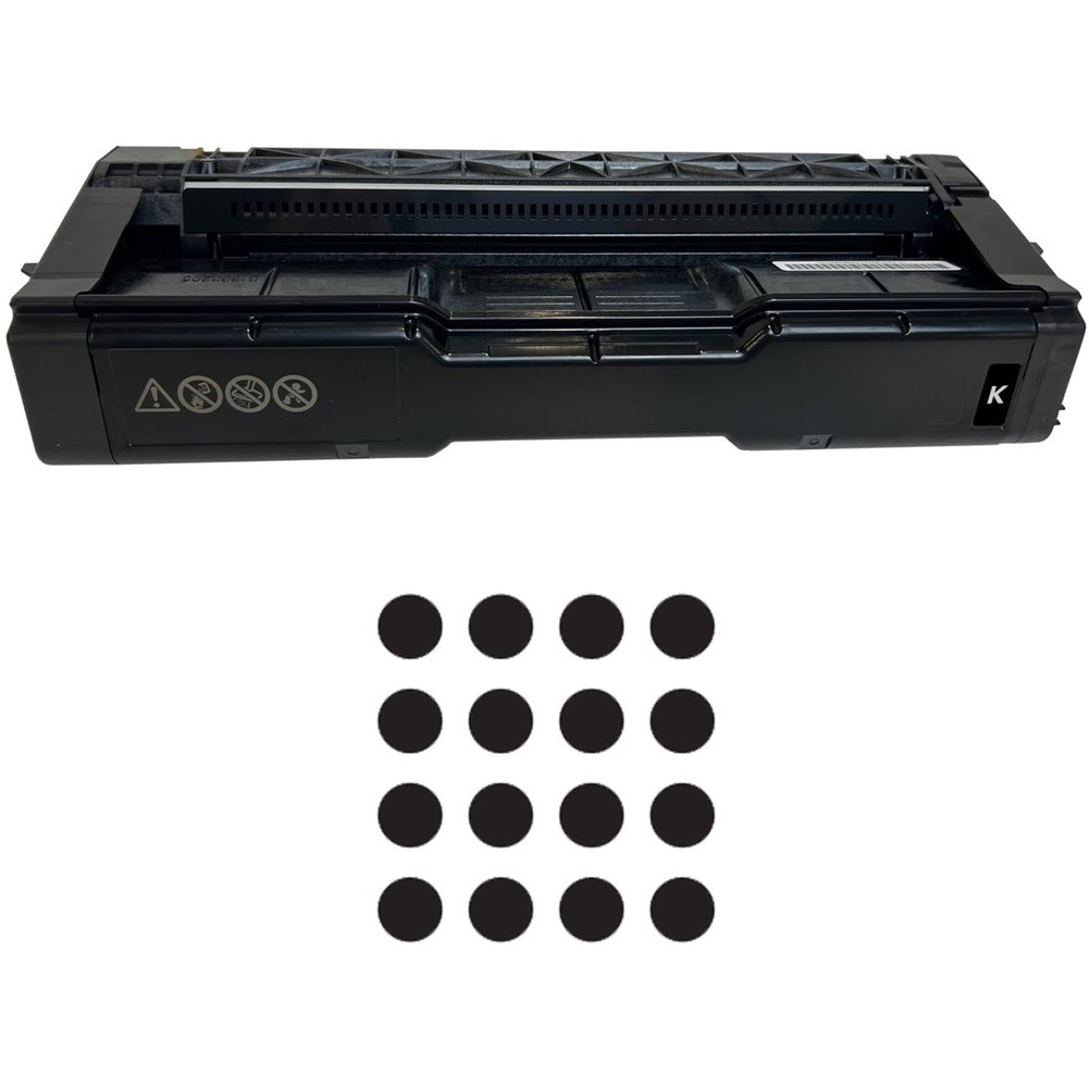 BLACK TONER CARTRIDGE RICOH C125 P  C125 MF