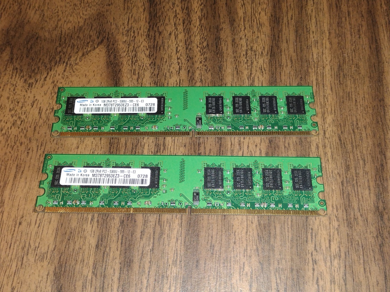 Samsung PC-5300 1 GB X 2