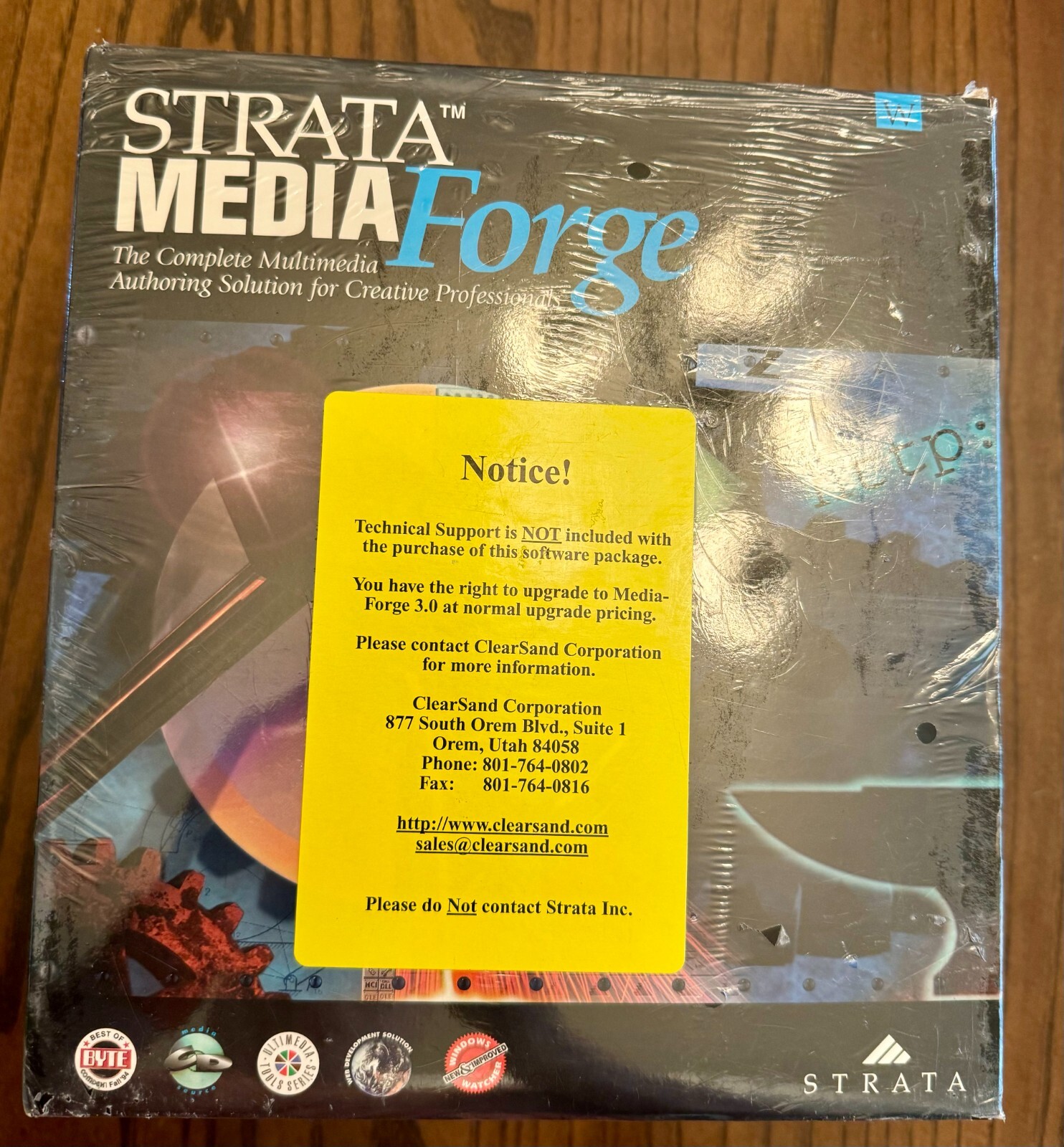1995 NEW IN BOX SEALED Strata Media Forge Complete Multimedia Authoring Solution