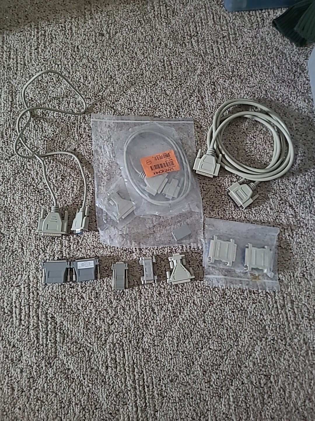Lantronix 500-163 D-Sub Cables DB25M to DB9F Serial Cable 6 Ft New