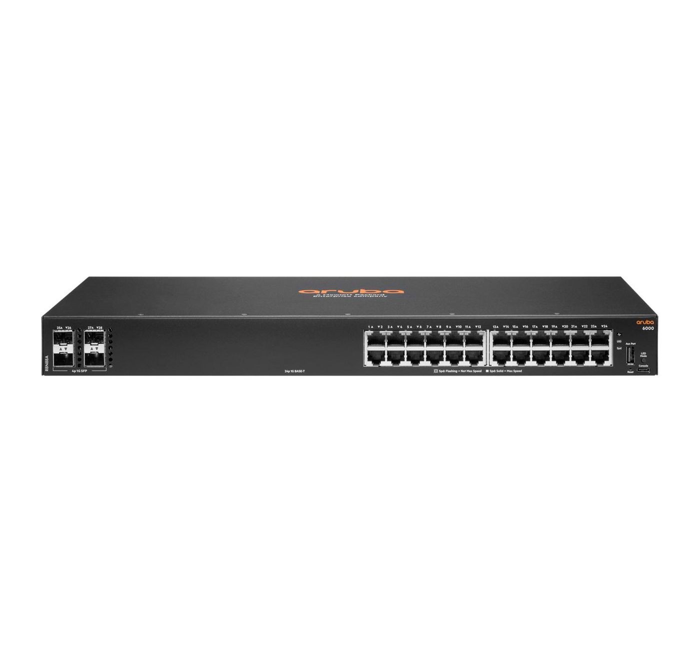 HP W126689195 R8N88A#ABB Aruba 6000 24G 4SFP Managed L3 Gigabit Ethernet (1 ~E~