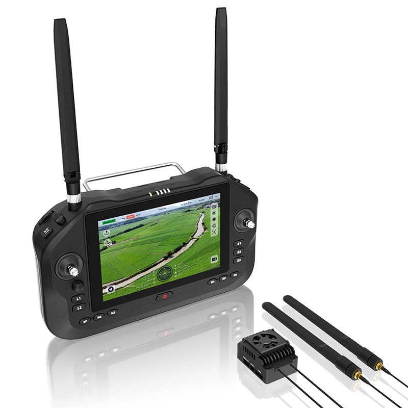 SIYI UniRC 7 Pro FPV Remote Controller 2.4GHz/5GHz 40KM Handheld Ground Station
