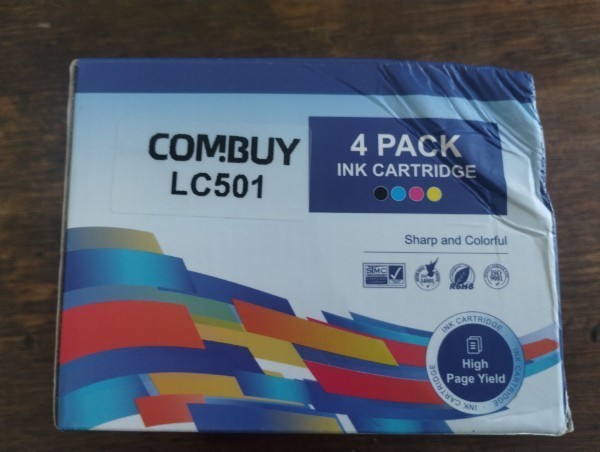 4-pack of Combuy LC501 ink cartridges