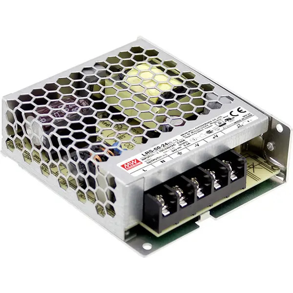 MW Mean Well LRS-50-12 MEAN WELL Switching Power Supply. 12 V/DC 4.2 A 50