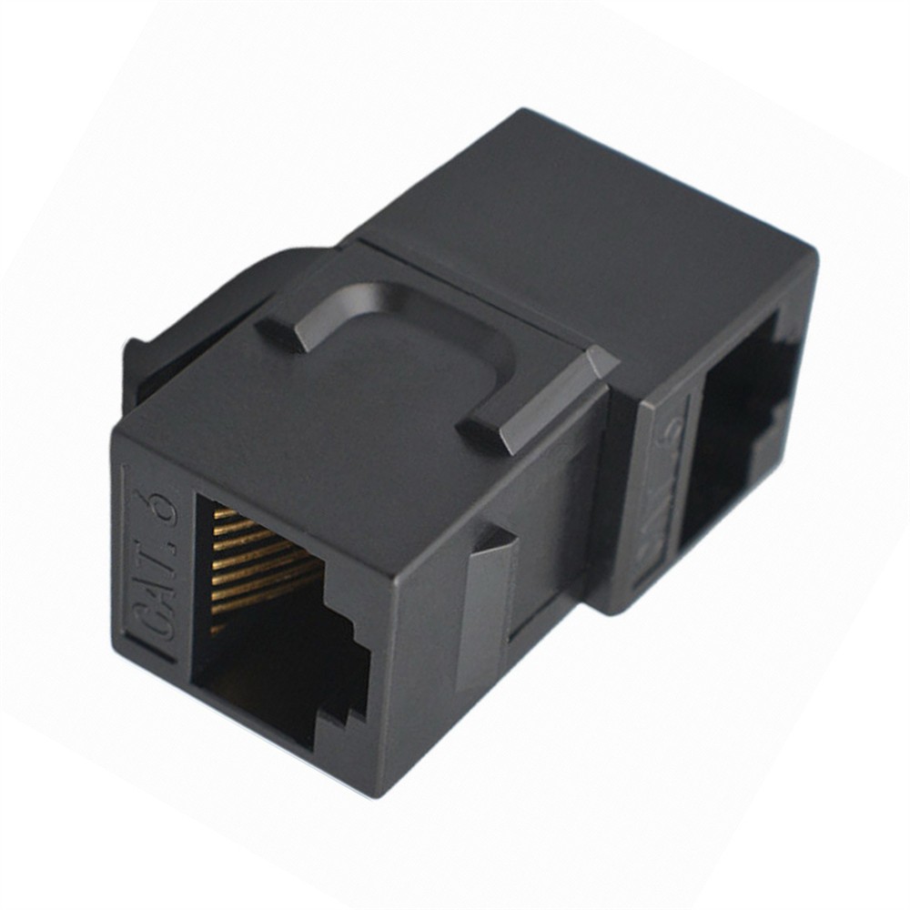 90 Degree Up Angled UTP CAT6 Keystone Coupler RJ45 Female to Female UTP CAT6