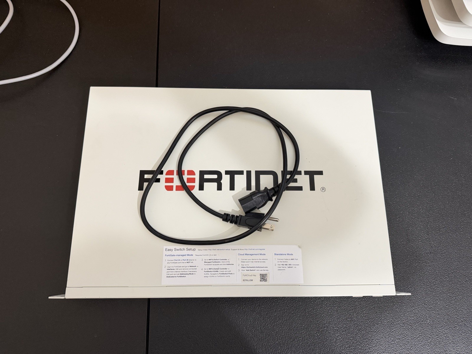 Fortinet FortiSwitch 124E-POE 24-Port Managed Switch 12x PoE+ 185W 4x SFP