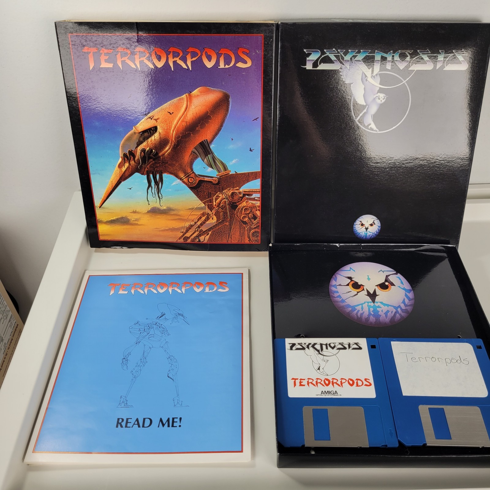 Terrorpods By Psygnosis ~ Original Boxed Amiga Game CIB