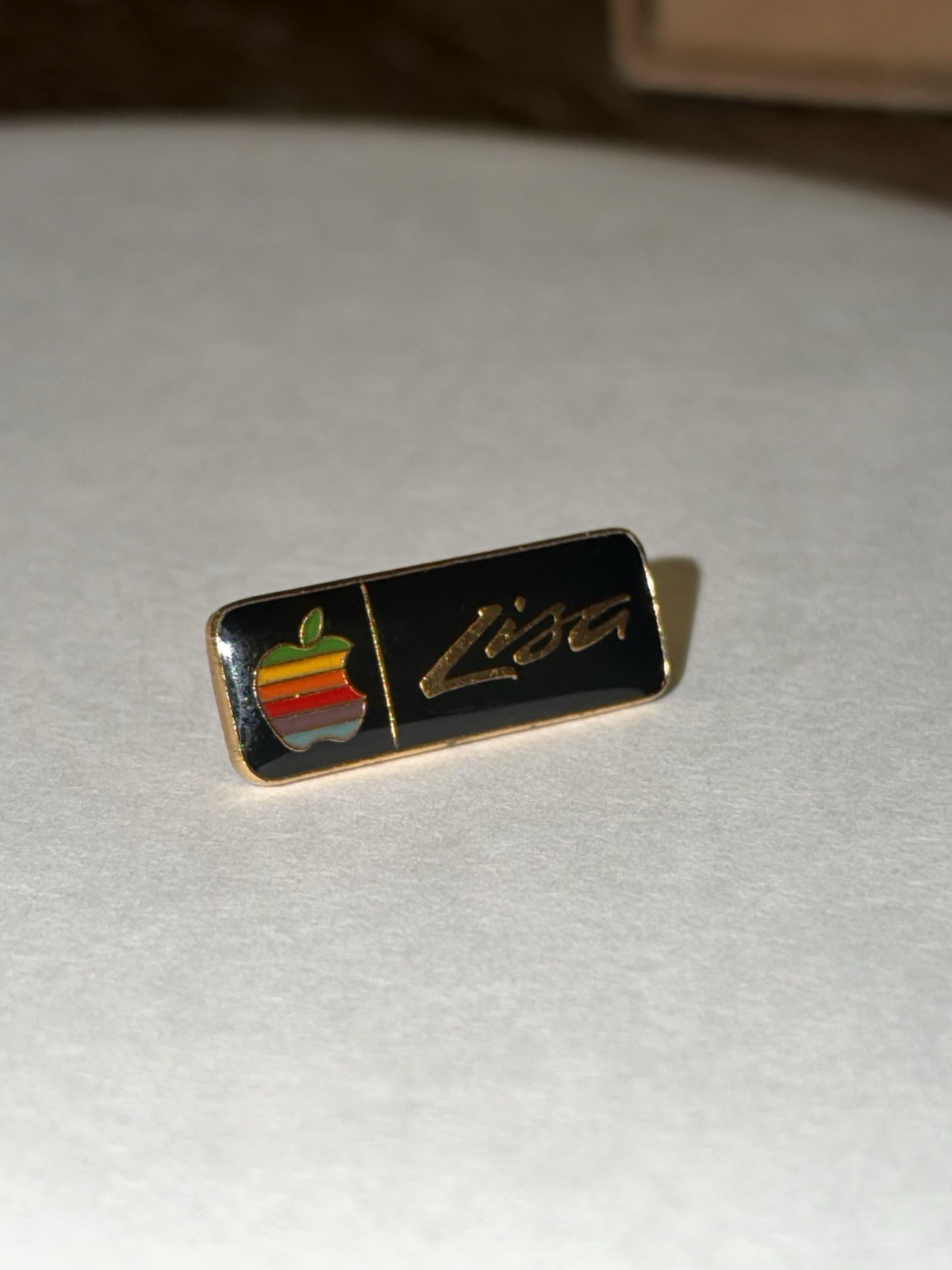 Vintage 1980s Apple Lisa Employee Pin - Rare